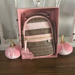 Juicy Couture backpack with card case